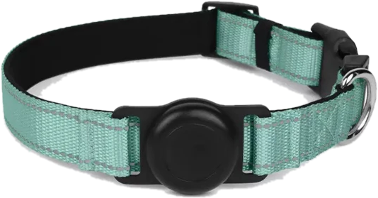 HooPet collar with the sealed tag holder